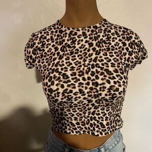 Leopard Print Women's Top